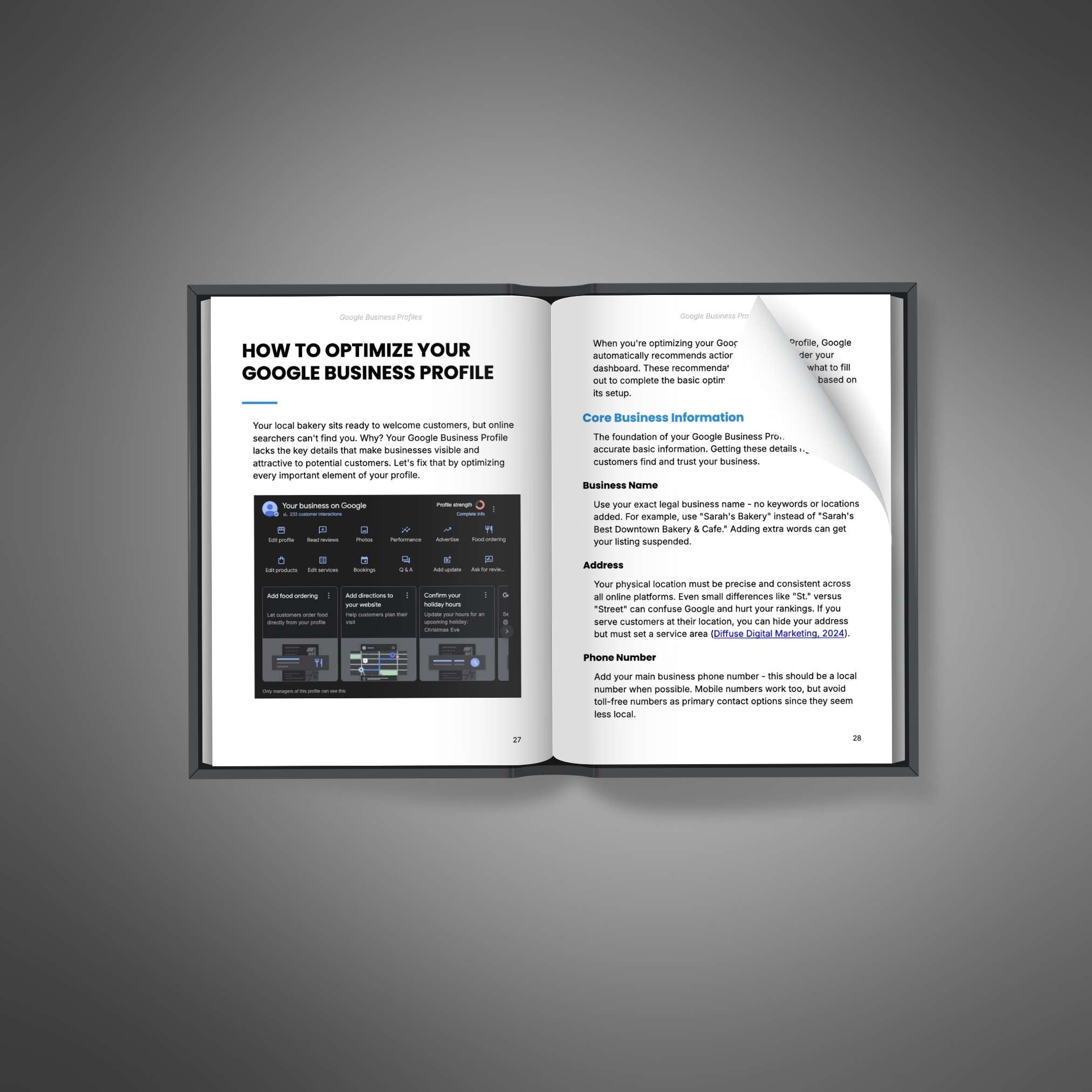 Google Business Profiles - Book