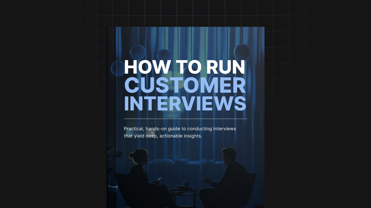 How to Run Effective Customer Interviews - Book