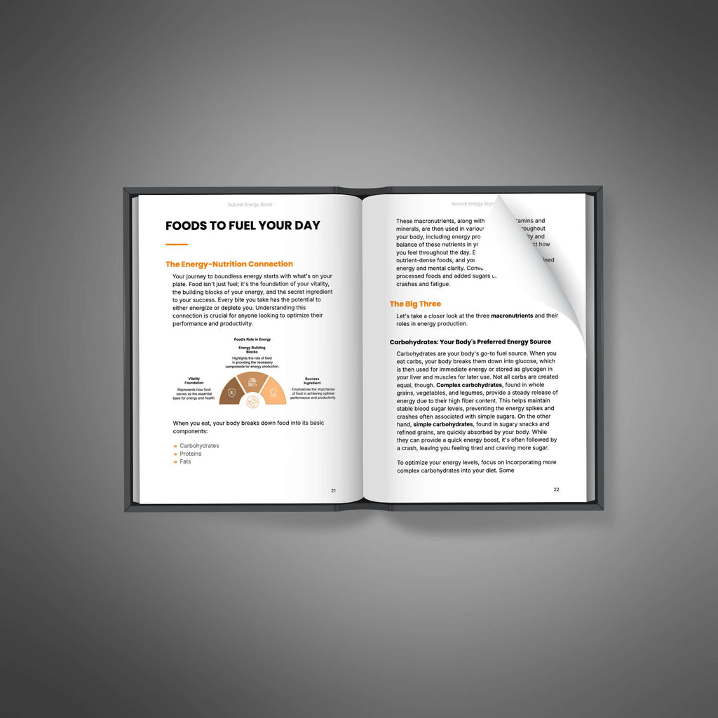 Natural Energy Boost - Book