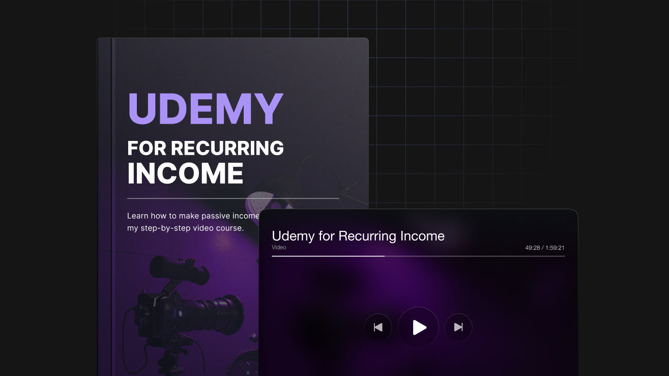 Udemy for Reccuring Income